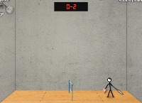 Stick Figure Badminton